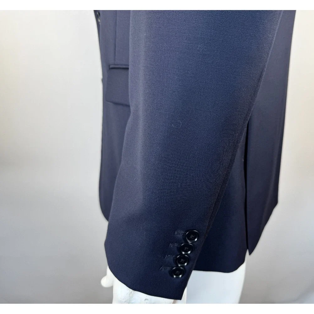 Charles Tyrwhitt 3Pc Twill Jacket‎ Pant Vest Men 44L NWT NWOT Taylored Fit Navy